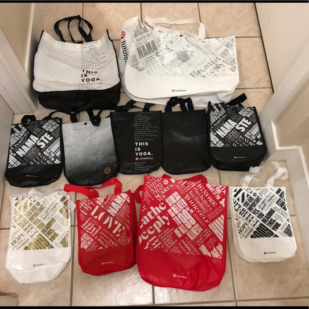 Lululemon bag assortment